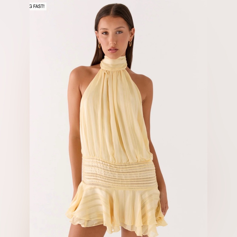 Peppermayo Willow Chiffon Mini Dress Size S - Picture 1 of 7